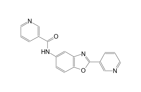 N-[2-(3-pyridinyl)-1,3-benzoxazol-5-yl]nicotinamide