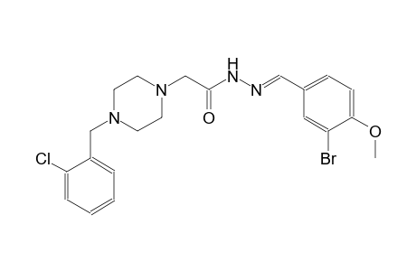 1-piperazineacetic acid, 4-[(2-chlorophenyl)methyl]-, 2-[(E)-(3-bromo-4-methoxyphenyl)methylidene]hydrazide