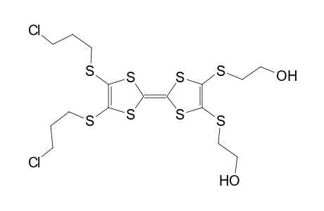 2,3-Bis(3-chloropropylthio)-6,7-bis(2-hydroxyethylthio)tetrathiafulvalene