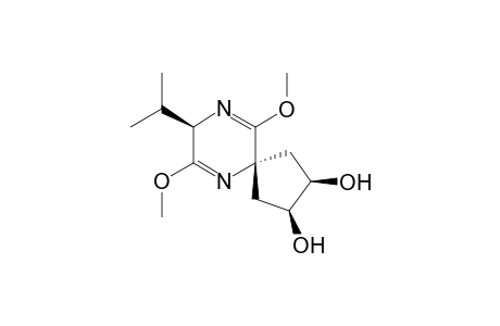 (2S,3'R,4'S,5R)-2,5-Dihydro-5-isopropyl-3,6-dimethoxypyrazine-2-spirocyclopentane-3',4'-diol