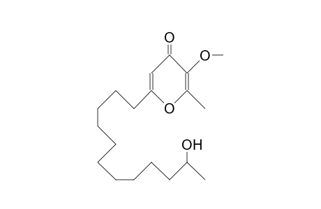 6-(11-Hydroxy-dodecyl)-3-methoxy-2-methyl-4-pyrone