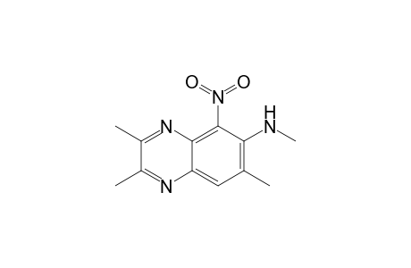 Methyl-(2,3,7-trimethyl-5-nitro-quinoxalin-6-yl)amine