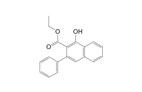 2-Naphthalenecarboxylic acid, 1-hydroxy-3-phenyl-, ethyl ester