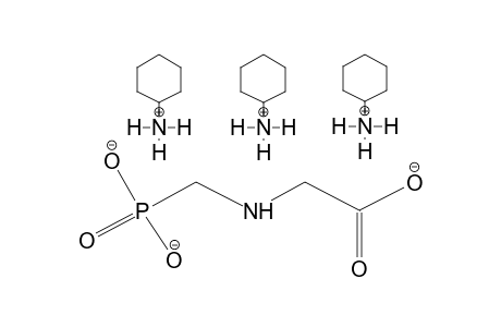 N-PHOSPHONOMETHYLGLYCINE TRIS(CYCLOHEXYLAMMONIUM) SALT