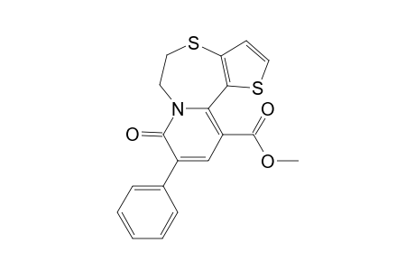 Methyl 5,6-dihydro-8-oxo-9-phenyl-8H-pyrido[1,2-d]thieno[2,3-f]thiazepine-11-carboxylate