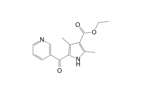 2,4-dimethyl-5-nicotinoylpyrrole-3-carboxylic acid, ethyl ester