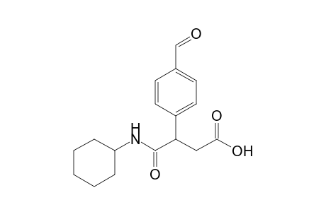 4-(Cyclohexylamino)-3-(4-formylphenyl)-4-oxobutanoic acid