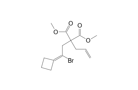 Dimethyl allyl-2-bromo-2-cyclobutylideneethylmalonate