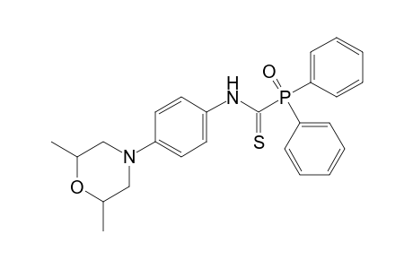 4'-(2,6-dimethylmorpholino)-1-(diphenylphosphinyl)thioformanilide
