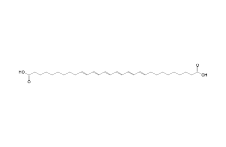 Triaconta-10,12,14,16,18,20-hexaene-dioic acid