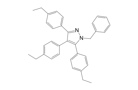 1-Benzyl-3,4,5-tris(4-ethylphenyl)-1H-pyrazole