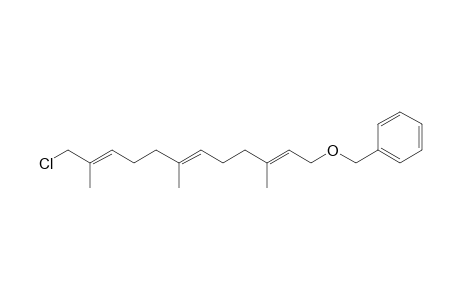 (2E,6E,10E)-1-Benzyloxy-3,7,11-trimethyl-12-chlorododeca-2,6,10-triene