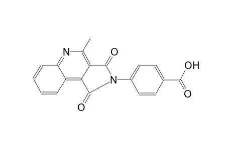 benzoic acid, 4-(1,3-dihydro-4-methyl-1,3-dioxo-2H-pyrrolo[3,4-c]quinolin-2-yl)-