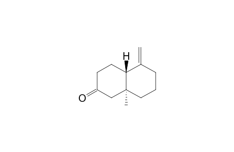 trans-1-methyl-7-methylenebicyclo(4.4.0)decan-3-one