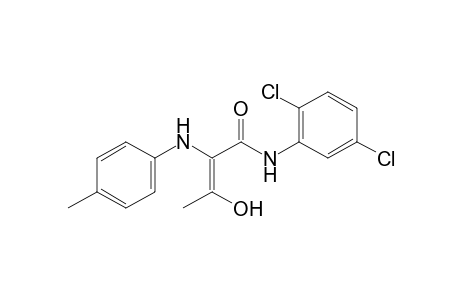 2',5'-Dichloro-3-hydroxy-2-(p-methylanilino)crotonanilide