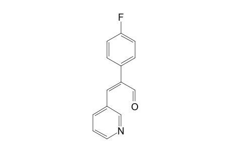 Benzeneacetaldehyde, 4-fluoro-alpha-(3-pyridinylmethylene)-