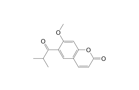 6-Isobutanoyl-7-methoxycoumarin