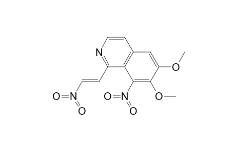 Isoquinoline, 6,7-dimethoxy-8-nitro-1-(2-nitroethenyl)-