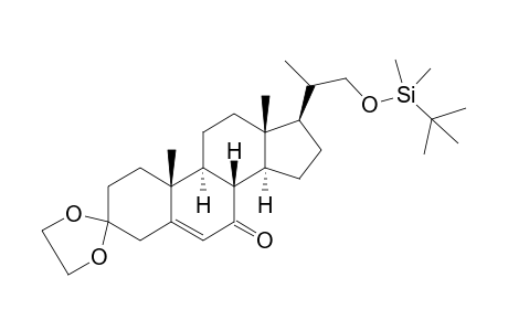 3,3-(Ethylidenedioxy)-20-(tert-butyldimethylsilyloxy)-5-pregnen-7-one