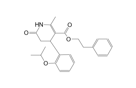 3-pyridinecarboxylic acid, 1,4,5,6-tetrahydro-2-methyl-4-[2-(1-methylethoxy)phenyl]-6-oxo-, 2-phenylethyl ester