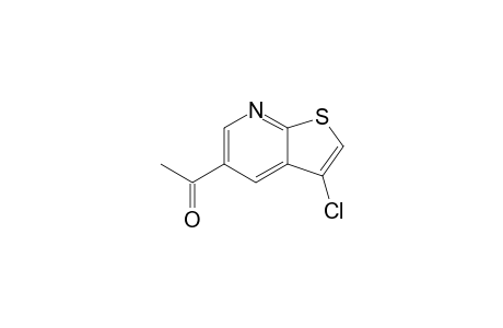 1-(3-Chloranylthieno[2,3-b]pyridin-5-yl)ethanone