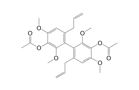 3,3'-diacetoxy-6,6'-diallyl-2,2',4,4'-tetramethoxybiphenyl