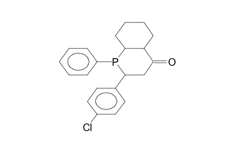 2-PHENYL-3-(PARA-CHLOROPHENYL)-2-PHOSPHABICYCLO[4.4.0]DECAN-5-ONE(ISOMER MIXTURE)