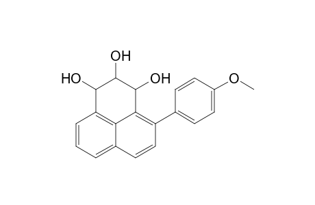 4-(4-Methoxyphenyl)-2,3-dihydro-1H-phenalene-1,2,3-triol