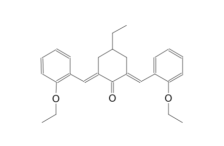 cyclohexanone, 2,6-bis[(2-ethoxyphenyl)methylene]-4-ethyl-, (2E,6E)-
