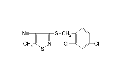 3-[(2,4-DICHLOROBENZYL)THIO]-5-METHYL-4-ISOTHIAZOLECARBONITRILE