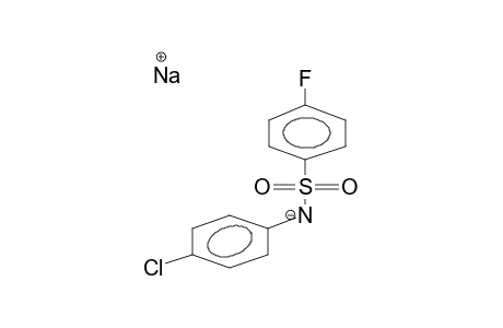 N-(4-CHLOROPHENYL)-PARA-FLUOROPHENYLSULPHONYLAMIDE, SODIUM SALT