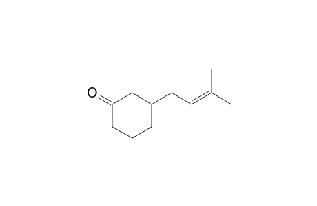 3-(3-Methyl-2-butenyl)cyclohexanone