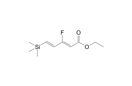 (2E)-Ethyl 3-fluoro-5-(trimethylsilyl)penta-2,4-dienoate