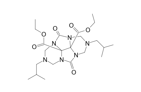 Diethyl 2,6-diisobutyl-4,8-dioxotetrahydro-1H,5H-2,3a,4a,6,7a,8a-hexaazacyclopenta[def]fluorene-8b,8c-dicarboxylate