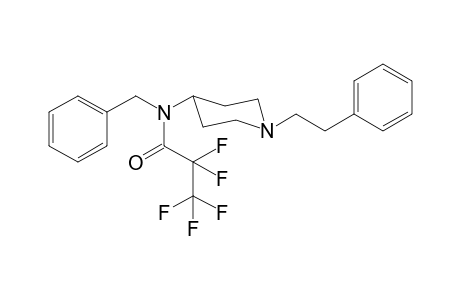N-Benzyl-1-(2-phenylethyl)piperidin-4-amine PFP