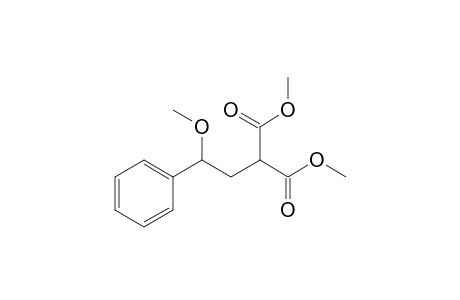 2-(2-Methoxy-2-phenyl-ethyl)malonic acid dimethyl ester