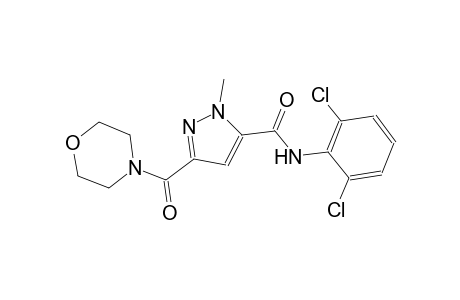 N-(2,6-dichlorophenyl)-1-methyl-3-(4-morpholinylcarbonyl)-1H-pyrazole-5-carboxamide