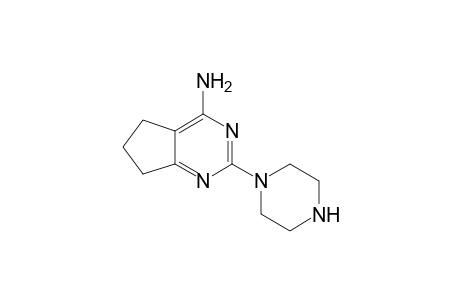 4-amino-2-(1-piperazinyl)-5H-cyclopentapyrimidine