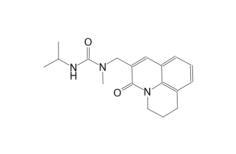 urea, N-[(2,3-dihydro-5-oxo-1H,5H-benzo[ij]quinolizin-6-yl)methyl]-N-methyl-N'-(1-methylethyl)-
