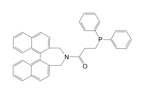 1-(3H-DINAPHTO-[2,1-C:1',2'-E]-AZEPIN-4-(5H)-YL)-3-(DIPHENYLPHOSPHINO)-PROPAN-1-ONE