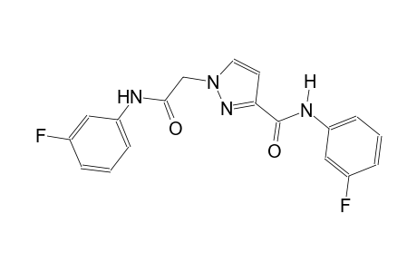 1H-pyrazole-1-acetamide, N-(3-fluorophenyl)-3-[[(3-fluorophenyl)amino]carbonyl]-