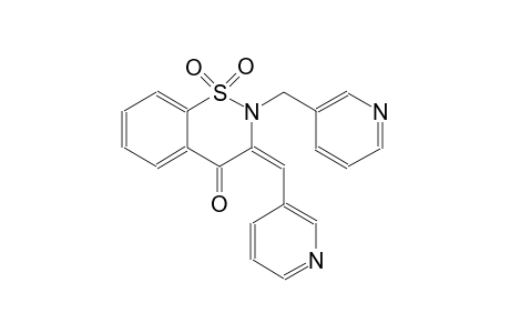 4H-1,2-benzothiazin-4-one, 2,3-dihydro-2-(3-pyridinylmethyl)-3-(3-pyridinylmethylene)-, 1,1-dioxide, (3E)-