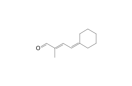 (E)-4-Cyclohexylidene-2-methylbut-2-enal