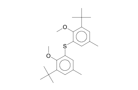 1-tert-Butyl-3-[(3-tert-butyl-2-methoxy-5-methylphenyl)sulfanyl]-2-methoxy-5-methylbenzene