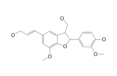4-[5-[(E)-3-hydroxyprop-1-enyl]-7-methoxy-3-methylol-2,3-dihydrobenzofuran-2-yl]-2-methoxy-phenol