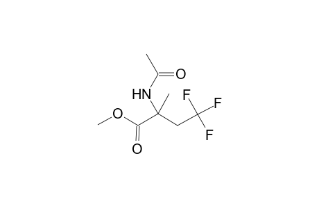 Isovaline, N-acetyl-4,4,4-trifluoro-, methyl ester