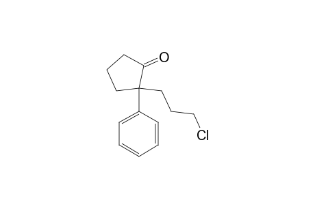 2-(3-Chloropropyl)-2-phenylcyclopentan-1-one