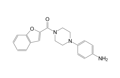 benzenamine, 4-[4-(2-benzofuranylcarbonyl)-1-piperazinyl]-