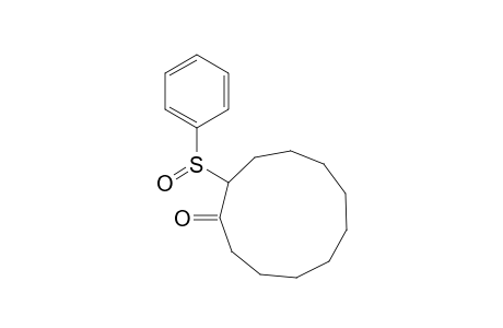 2-(Phenylsulfinyl)cycloundecanone