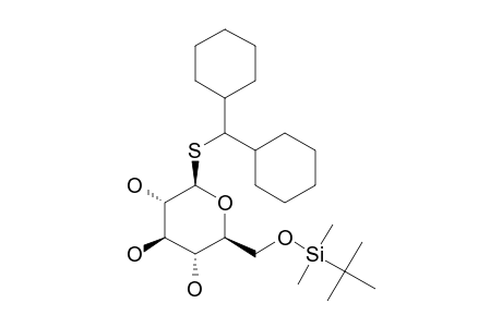 DICYCLOHEXYLMETHYL_6-O-(TERT.-BUTYLDIMETHYLSILYL)-1-THIO-BETA-D-GLUCOPYRANOSIDE